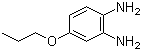 structure of CAS# 56190-17-1, 4-Propoxy-1,2-diaminobenzene;4-Propoxybenzene-1,2-diamine