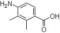 4-Amino-2,3-dimethylbenzoic acid molecular structure (CAS 5628-44-4)