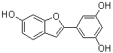 structure of CAS# 56317-21-6, 2-(3,5-Dihydroxyphenyl)-6-hydroxybenzofuran;6,3',5'-Trihydroxy-2-phenylbenzofuran; Moracin M; Veraphenol