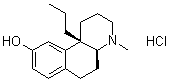 trans-1,2,3,4,4a,5,6,10b-Octahydro-4-methyl-10b-propyl-benzo[f]quinolin-9-ol hydrochloride molecular structure (CAS 56353-97-0)