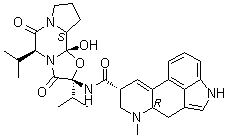 麦角柯宁碱分子结构 (CAS 564-36-3)
