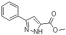 Methyl 3-phenyl-1H-pyrazole-5-carboxylate molecular structure (CAS 56426-35-8)