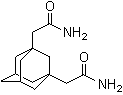 structure of CAS# 56432-73-6, Tricyclo[3.3.1.1(3,7)]decane-1,3-diacetamide;2,2'-(Adamantane-1,3-diyl)diacetamide