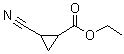 structure of CAS# 56447-11-1, Ethyl 2-cyanocyclopropanecarboxylate;NSC 145417
