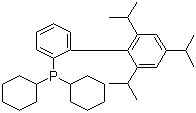 结构式 CAS# 564483-18-7, 2-二环己基磷-2',4',6'-三异丙基联苯