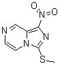 3-(Methylthio)-1-nitroimidazo[1,5-a]pyrazine molecular structure (CAS 56488-29-0)