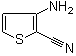 structure of CAS# 56489-05-5, 3-Amino-2-cyanothiophene;3-Aminothiophene-2-carbonitrile