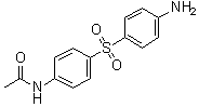 结构式 CAS# 565-20-8, N-乙酰基氨苯砜