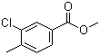 Methyl 3-chloro-4-methylbenzoate molecular structure (CAS 56525-63-4)