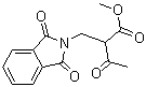 结构式 CAS# 565471-90-1, 2-(N-邻苯二甲酰亚氨基甲基)-3-氧代丁酸甲酯