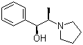 (1S,2R)-1-Phenyl-2-(1-pyrrolidinyl)-1-propanol molecular structure (CAS 56571-91-6)