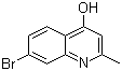 7-Bromo-2-methyl-4-quinolinol molecular structure (CAS 56716-92-8)