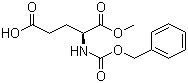 N-苄氧羰基-L-谷氨酸 1-甲酯分子结构 (CAS 5672-83-3)