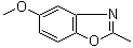 structure of CAS# 5676-57-3, 5-Methoxy-2-methylbenzoxazole