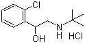Tulobuterol hydrochloride molecular structure (CAS 56776-01-3)