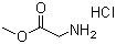 Glycine methyl ester hydrochloride molecular structure (CAS 5680-79-5)