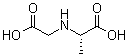 结构式 CAS# 56857-47-7, N-(羧甲基)-L-丙氨酸; 斯插宾