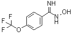 结构式 CAS# 56935-71-8, N-羟基-4-(三氟甲氧基)苯甲脒