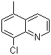 结构式 CAS# 56961-81-0, 8-氯-5-甲基喹啉