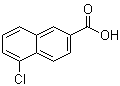 结构式 CAS# 56961-89-8, 5-氯-2-萘甲酸