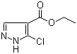 Ethyl 5-chloropyrazole-4-carboxylate molecular structure (CAS 56984-32-8)