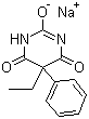 structure of CAS# 57-30-7, Phenobarbital sodium ;Sodium 5-ethyl-5-phenylbarbiturate; 5-Ethyl-5-phenyl-2,4,6-(1H,3H,5H)pyrimidinetrione monosodium salt; Luminal sodium