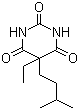 异戊巴比妥分子结构 (CAS 57-43-2)