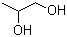 structure of CAS# 57-55-6, 1,2-Propanediol;Propane-1,2-diol; Propylene glycol