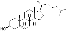 structure of CAS# 57-88-5, Cholesterol;Cholest-5-en-3beta-ol; 3beta-hydroxycholest-5-ene; 3beta-hydroxy-5-cholestene