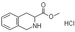 结构式 CAS# 57060-88-5, 1,2,3,4-四氢-3-异喹啉羧酸甲酯盐酸盐
