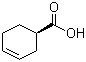 (R)-3-环己烯甲酸分子结构 (CAS 5709-98-8)