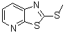 structure of CAS# 57135-10-1, 2-(Methylthio)thiazolo[5,4-b]pyridine;EF 4165