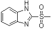 structure of CAS# 57159-81-6, 2-(Methanesulfonyl)benzimidazole;2-(Methylsulfonyl)benzimidazole; NSC 191930