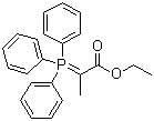 structure of CAS# 5717-37-3, Ethyl 2-(triphenylphosphoranylidene)propionate;(Carbethoxyethylidene)triphenylphosphorane; CEETPP