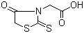 Rhodanine-3-acetic acid molecular structure (CAS 5718-83-2)