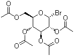 2,3,4,6-Tetra-O-acetyl-alpha-D-glucopyranosyl bromide molecular structure (CAS 572-09-8)