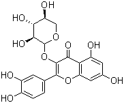 Avicularin molecular structure (CAS 572-30-5)