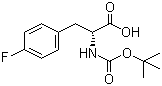 Boc-4-fluoro-D-phenylalanine molecular structure (CAS 57292-45-2)