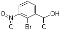 结构式 CAS# 573-54-6, 2-溴-3-硝基苯甲酸