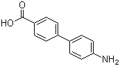 结构式 CAS# 5730-78-9, 4'-氨基-4-联苯基羧酸