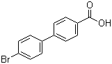 结构式 CAS# 5731-11-3, 4'-溴[1,1'-联苯]-4-甲酸