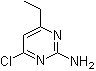 2-Amino-4-chloro-6-ethylpyrimidine molecular structure (CAS 5734-67-8)