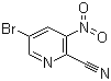 5-Bromo-3-nitropyridine-2-carbonitrile molecular structure (CAS 573675-25-9)