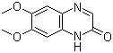 结构式 CAS# 5739-98-0, 6,7-二甲氧基喹喔啉-2(1H)-酮