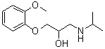 Moprolol molecular structure (CAS 5741-22-0)