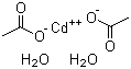 structure of CAS# 5743-04-4, Cadmium acetate dihydrate