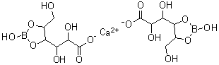 结构式 CAS# 5743-34-0, 硼葡萄糖酸钙