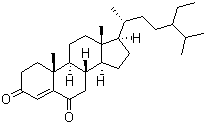 Stigmast-4-ene-3,6-dione molecular structure (CAS 57458-57-8)
