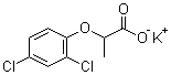Dichlorprop potassium salt molecular structure (CAS 5746-17-8)