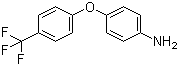 structure of CAS# 57478-19-0, 4-(4-Trifluoromethylphenoxy)aniline;4-[(4-Trifluoromethylphenyl)oxy]aniline; [4-[(4-Trifluoromethylphenyl)oxy]phenyl]amine; p-[4-(Trifluoromethyl)phenoxy]aniline